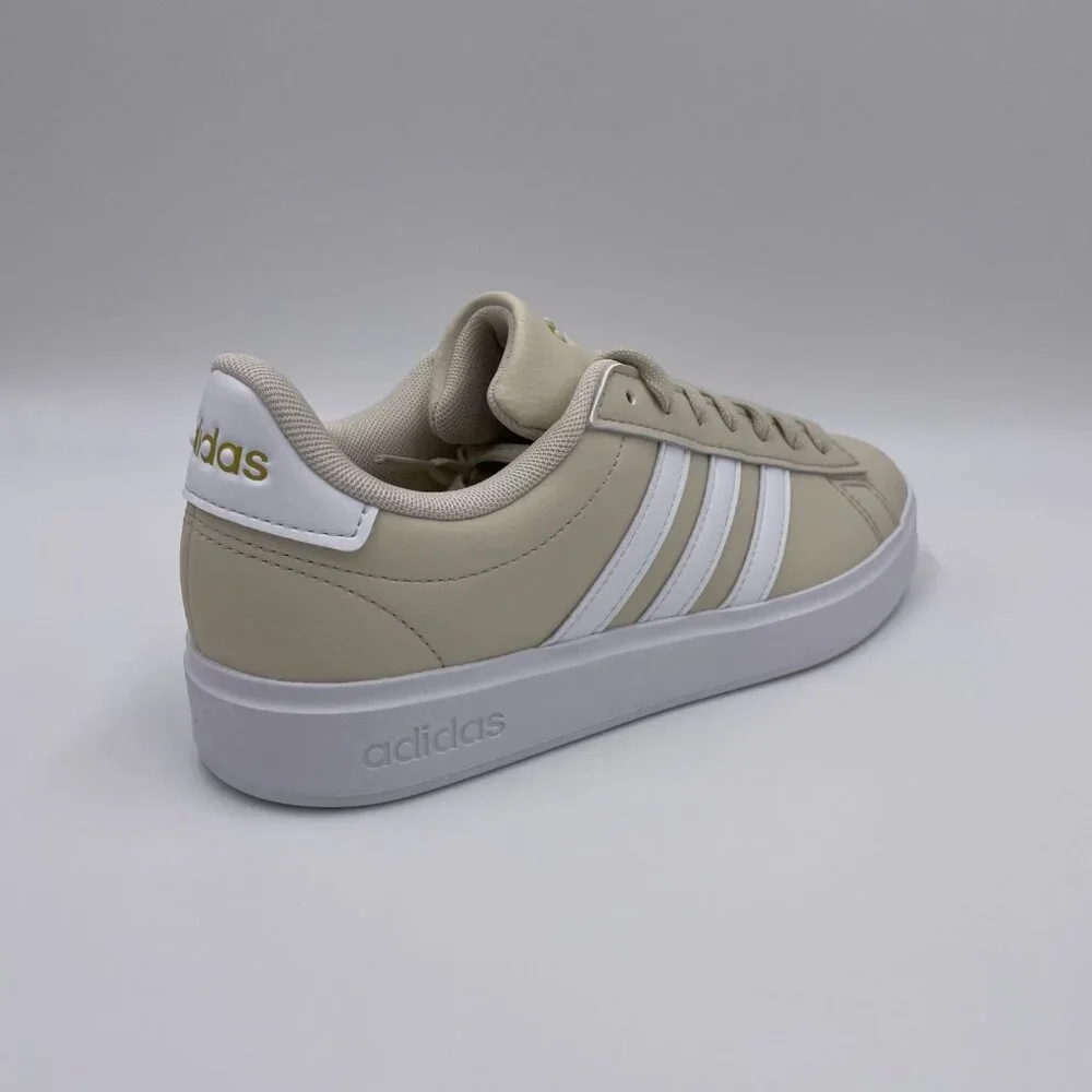adidas Grand Court 2.0 Beige / White Womens Shoes - Picture 8 of 8